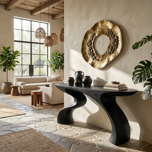 Mid Century Sculptural Accent Table For Lounge Interior Area