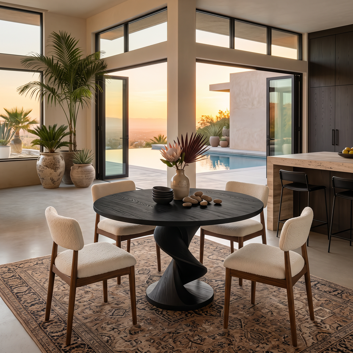 Modern Round Dining Table For Contemporary Dining Space