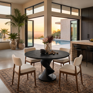 Modern Round Dining Table For Contemporary Dining Space