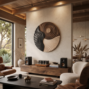 Contemporary Silhouette Wall Art For Guest Suite Interior