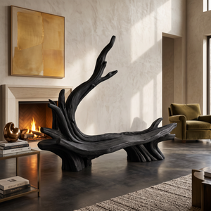 Handcrafted Live Edge Bench For Artistic Patio Designs