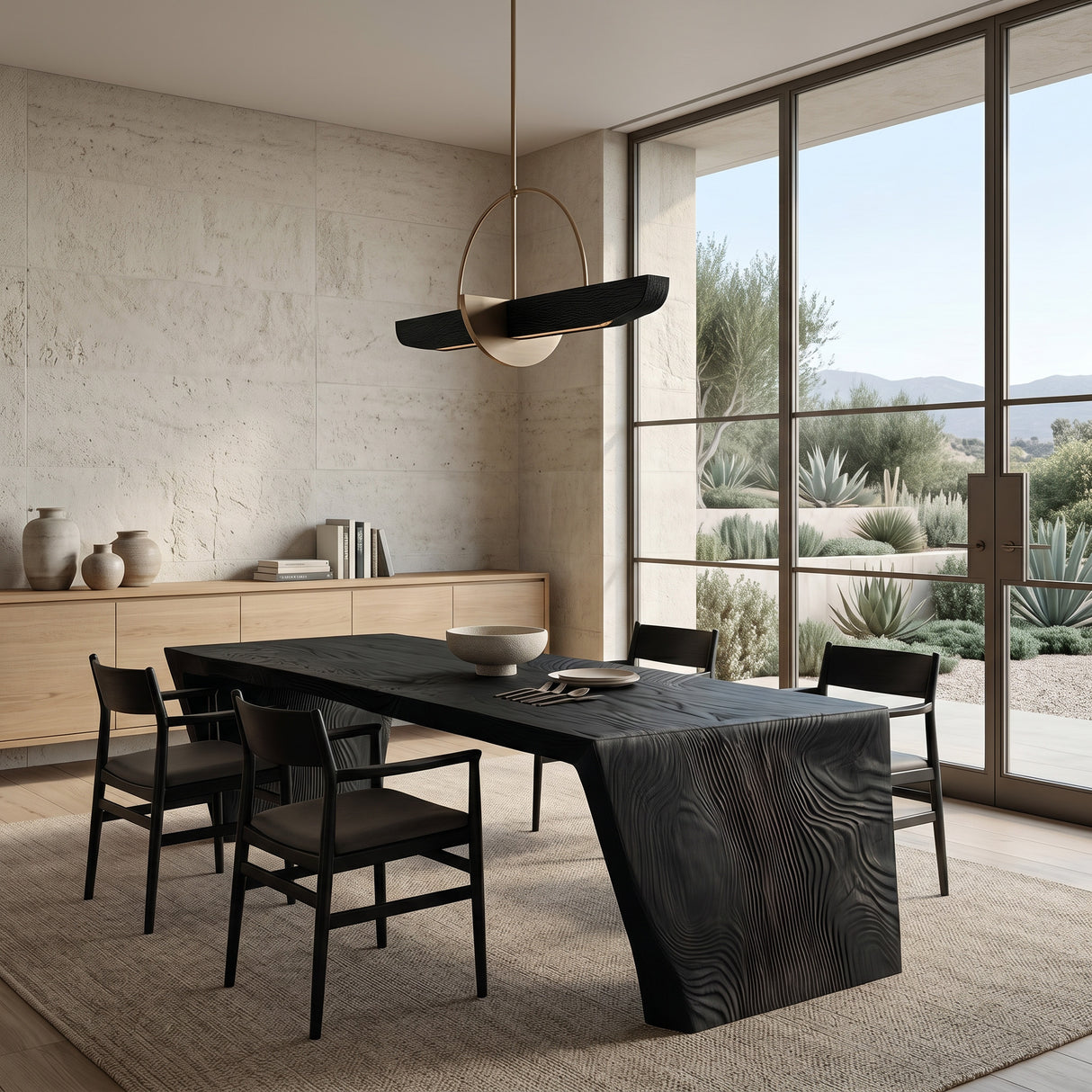 Modern Carved Dining Table For Luxury Dining Room