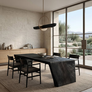 Modern Carved Dining Table For Luxury Dining Room
