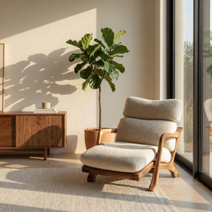 Mid Century Lounge Chair Unique Design For Living Room