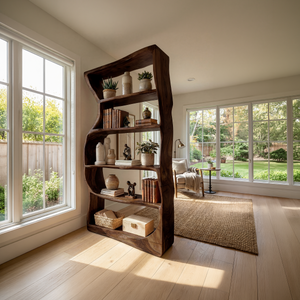 Minimalist Modern Unique Bookshelf Entryway Storage