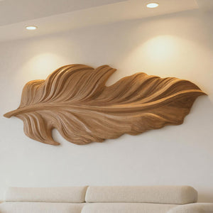 Organic Sculpture Leaf Wall Art For Living Room Or Bedroom