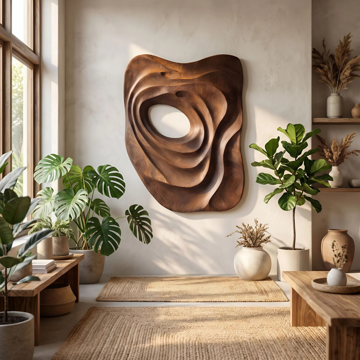 Modern Embossed Wall Decor Panel For Home Office Space