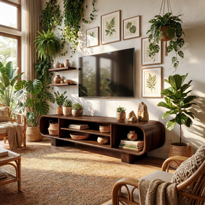 Modern Linear TV Console For Entertainment Area