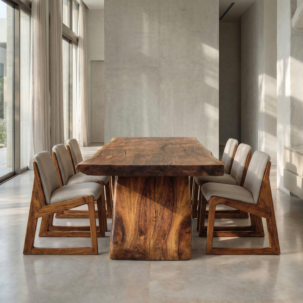 Modern Handcrafted Wooden Dining Table For Dining Room