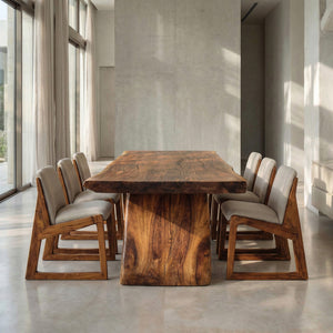 Modern Handcrafted Wooden Dining Table For Dining Room