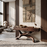 Mid Century Live Edge Entryway Table For Bedroom Rustic Accent