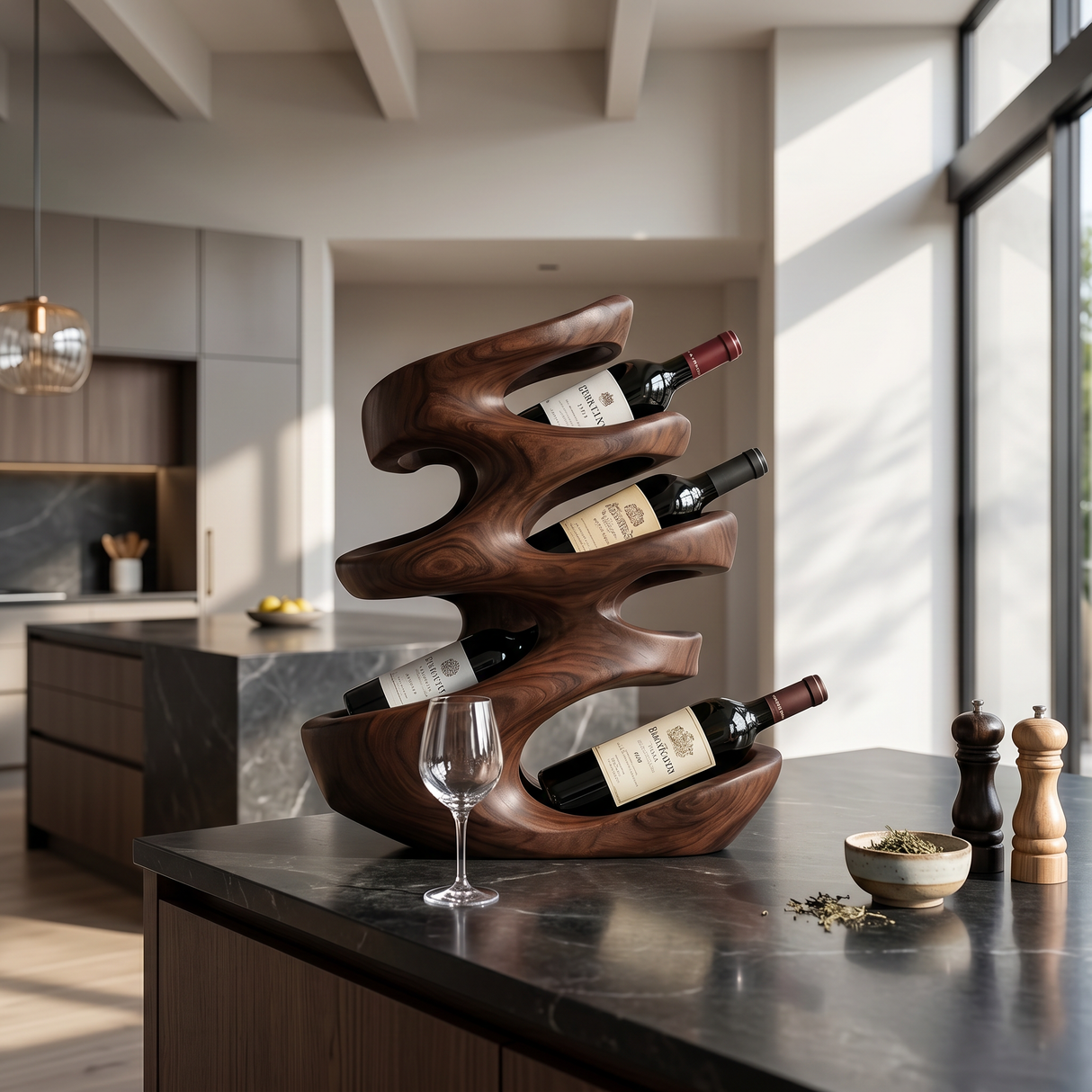 Farmhouse Wine Holder For Cozy Dining Room