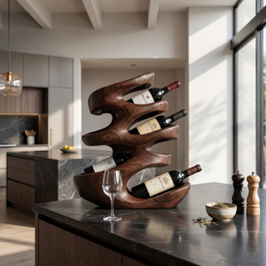 Farmhouse Wine Holder For Cozy Dining Room