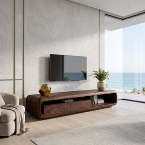 Quiet Luxury Minimalist TV Console For Living Room