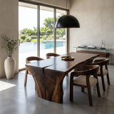 Wabi Sabi Handcrafted Dining Table For Dining Room