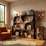 Modern Decorative Bookcase Storage Organizer For Living Room Space