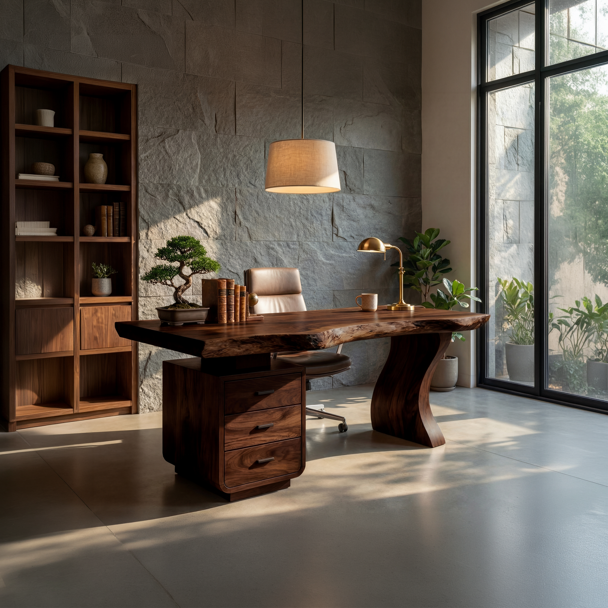 Contemporary Home Office Desk For Artistic Living Room
