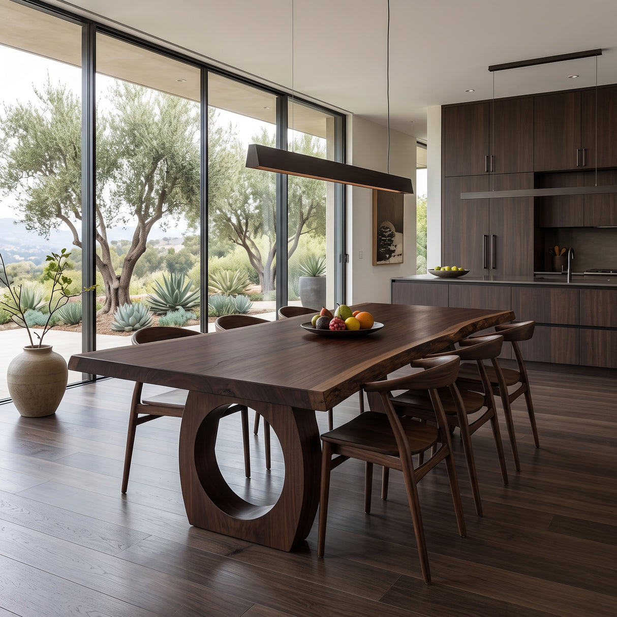 Modern Sculptural Dining Table For Dining Room Interior