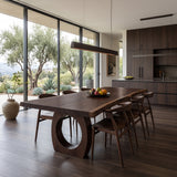 Modern Sculptural Dining Table For Dining Room Interior