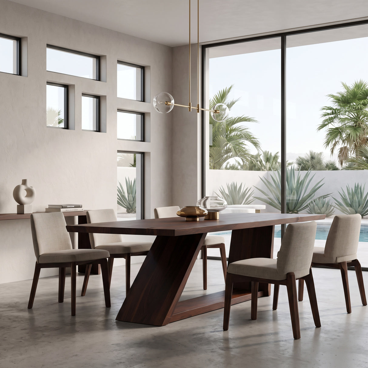 Organic Modern Dining Table For Dining Room