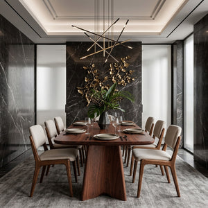 Modern Sculptural Dining Table For Dining Room