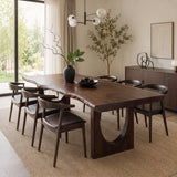 Artistic Live Edge Dining Table For Kitchen Dining Area