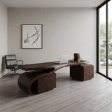 Modern Sculptural Desk With Flowing Design For Home Office
