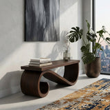 Organic Sculptural Bench For Entryway Or Living Room