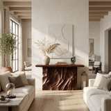 Scandinavian Live Form Accent Table For Open Concept Interior