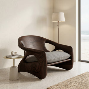 Modern Sculpture Armchair For Cozy Reading Corner