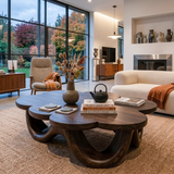 Modern Flower Shaped Coffee Table For Designer Living Room
