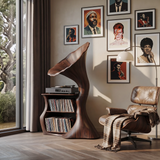 Handcrafted Record Player Stand For Livingroom Decor