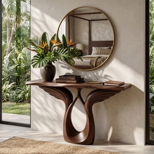Luxury Winged Console Table Designer Residence