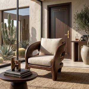 Tropical Resort Style Lounge Chair Garden Retreat