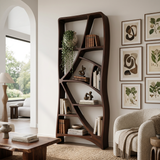 Minimalist Display Bookshelf For Cozy Lounge Corner
