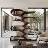 Organic Living Room Bookshelf For Home Decor