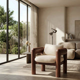 Minimalist Natural Wood Chair For Modern Living Room