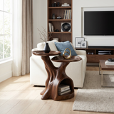 Contemporary Dual Tier Side Table Designer Residence
