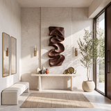 Modern Organic Wall Art Panel Decor For Living Room