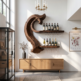 Rustic Wine Storage Rack For Home Bar