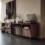 Minimalist Wooden Record Player Cabinet For Home Decor