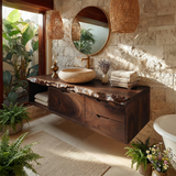 Luxury Floating Bathroom Vanity Primary Bathroom