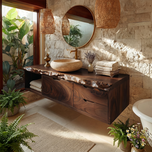 Luxury Floating Bathroom Vanity Primary Bathroom