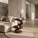 Contemporary Two Tier Side Table Modern Lounge
