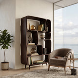 Mid Century Wood Bookshelf For Home Interiors