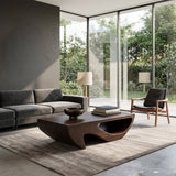 Modern Coffee Table Open Shelf Design For Living Room