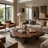 Live Edge Coffee Table For Statement Luxury Home