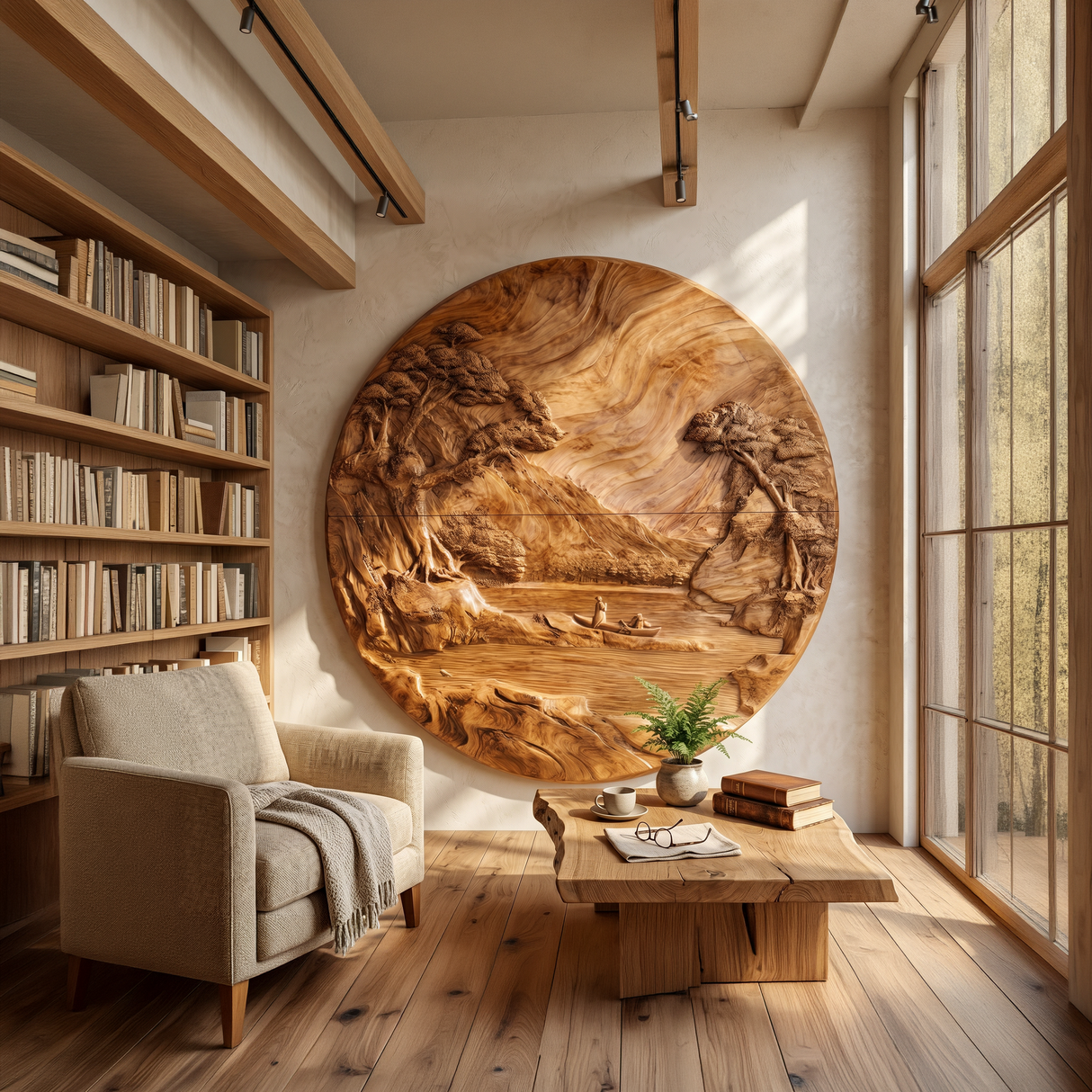 Textured Topography Wood Wall Art For Industrial Rustic Interior Decor