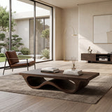 Contemporary Coffee Table Curved Leg Design For Living Room
