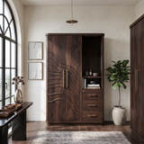 Modern Artistic Form Armoire For Open Lounge Bedroom